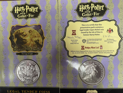 Harry Potter Liekehtivä Torni Isle of Man 1 Crown 2005