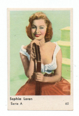 Purkkakuva Hellas Serie A n:o 60 SOPHIA LOREN