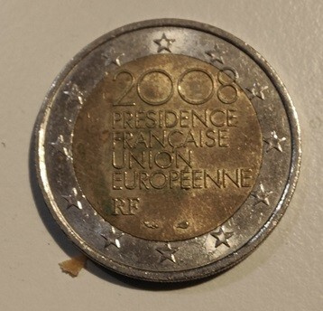 2 Eur - EU-puheenjohtajuus 2008 - Ranska