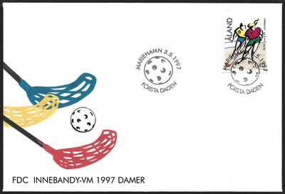 FDC Åland 1997  Salibandy  LaPe ÅL 127