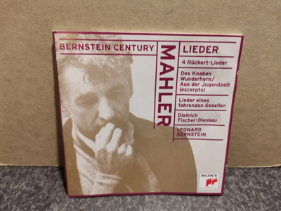Mahler:Lieder:Four Songs From Ruckert-Lieder/Songs of  CD