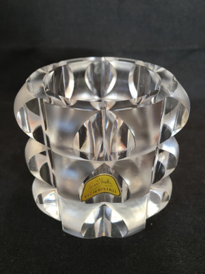 ROSENTHAL lasi tuikkukynttilälle lyijykristallia korkeus 7cm