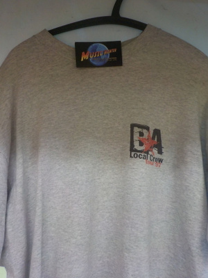 BRYAN ADAMS TOUR 97 LOCAL CREW T PAITA XL (W)