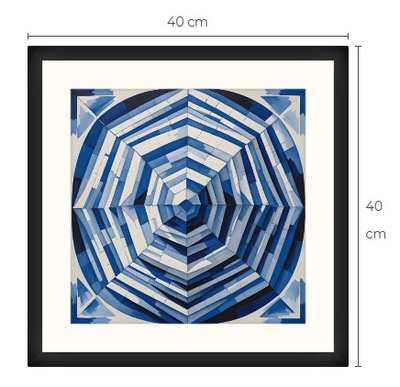 Uusi uniikki abstrakti art print taulu 40 cm x 40 cm