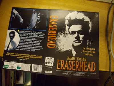 Vhs kansipaperi Fix - ERASERHEAD