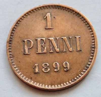 1 p 1899 HYVÄ Punainen