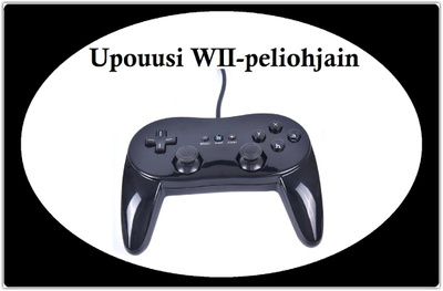 Uusi peliohjain / ohjainsauva Wii Classic -konsoliin #30493