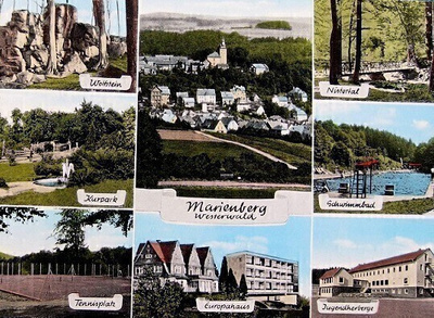 Marienberg Postikortti 8 näkymää Westerwald
