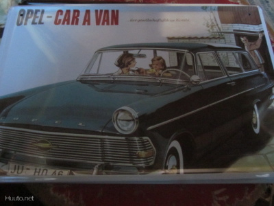 Peltikyltti Opel Caravan