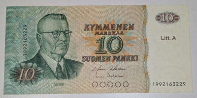 10 Markkaa 1980 Litt. A Korvaava 1992163229