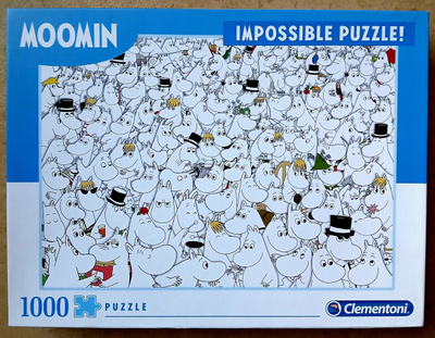 Palapeli 1000 palaa Impossible puzzle Muumi