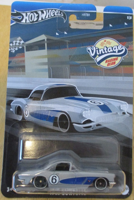 Chevrolet Corvette Hardtop Silver-Blue 1962 Hot Wheels 1:64