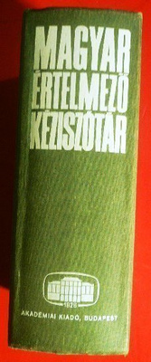Magyar Ertelmezo Keziszotar  1972 1.p.