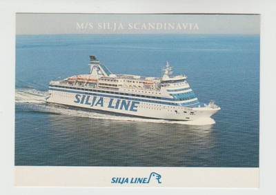 Postikortti, LAIVA  , M/S SILJA SCANDINAVIA, Laivaleima