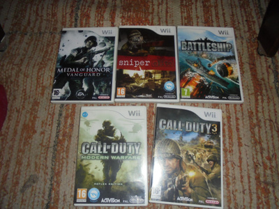 Wii pelit sota aihe