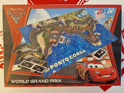 Word Grand Prix lautapeli. Disney Pixar Cars 2 Uusi