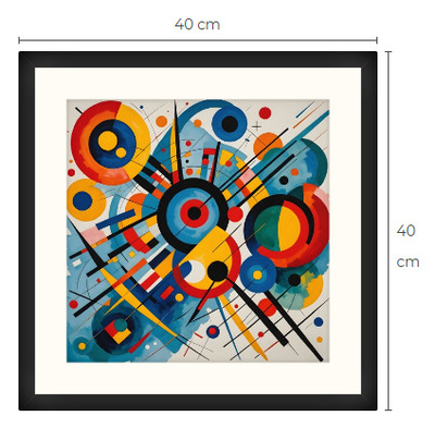 Uusi uniikki abstrakti art print taulu 40 cm x 40 cm