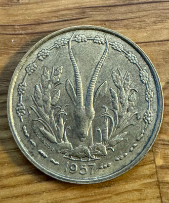 Ranska / Togo 25 frans 1957