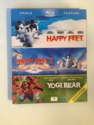 Happy Feet / Happy Feet 2 / Yogi Bear (Blu-ray) Suomi Puhe!