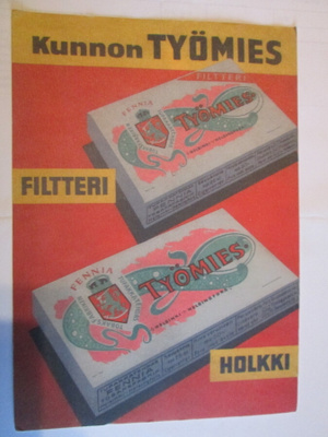 KULKEMATON KUNNON TYÖMIES FILTTERI TAI HOLKKI TUPAKKI