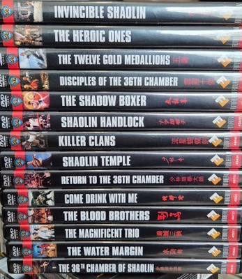 Shaw Brothers 15 kpl -DVD