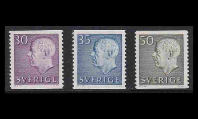 Ruotsi 489-91 ** Gustaf VI (1962)