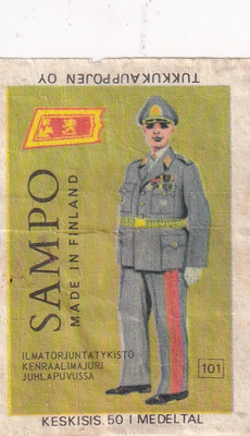 Sampo. 101, Ilmatorjuntatykistö kenraalimajuri       7/13