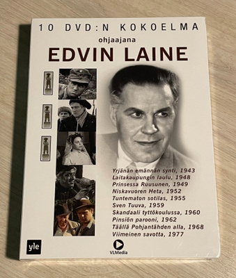 Edvin Laine -kokoelma (1943-1977) 10 elokuvaa (10DVD) *UUSI*
