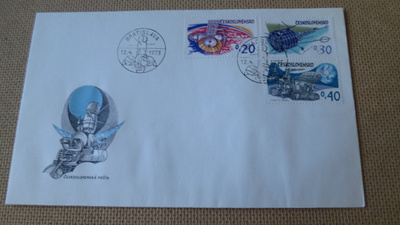 FDC Tsekkoslovakia 1973: avaruus