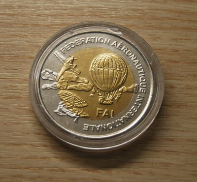 Finland 5 Euro 1st World Air Games Turkey 1997 Aeromodelling
