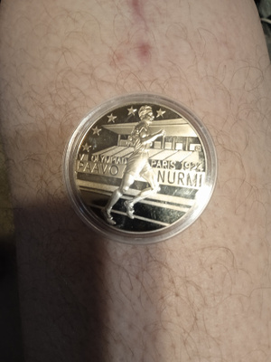1 DOLLARIN JUHLARAHA PAAVO NURMI VII OLYMPIAD PARIS 1924