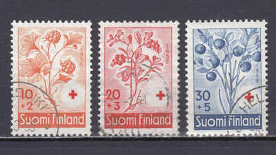 1958 Lape 499 - 501 Punainen Risti