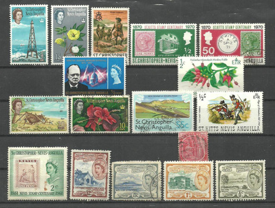 SAINT KITTS, NEVIS & ANGUILLA levyllinen vanhempia merkkejä