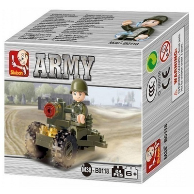 Sluban Army M38-B0118 Sotilas, 24 palikkaa, 1 hahmo *UUSI*