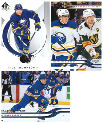 3 x TAGE THOMSON Buffalo Sabres