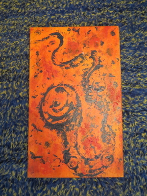 Maalaus "Saxophone"