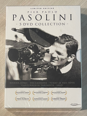 Pier Paolo Pasolini -kokoelma (1962-1975) 5DVD (UUSI)