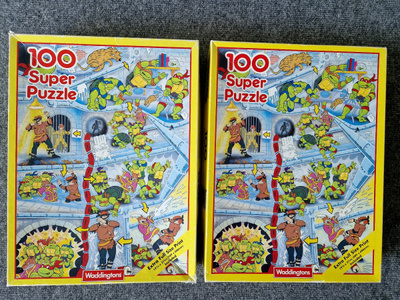 Turtles palapeli 100 Palaa 1990