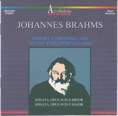 BRAHMS Sonaatteja sellolle ja pianolle Op.38 & 99 – CD 1994?