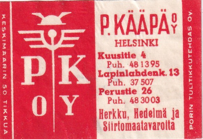 Helsinki, P. Kääpä  Oy    s26