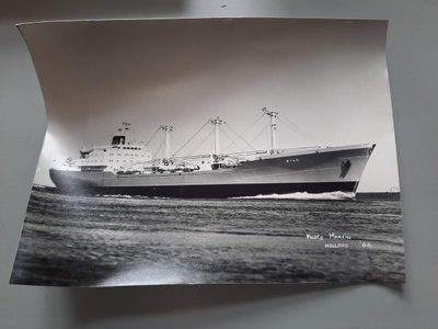 valok laiva Wisa kulussa, koko 23,5*18cm