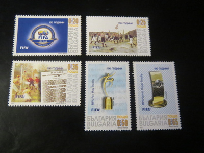 Bulgaria 2003: postimerkkisarja - FIFA 100 v.