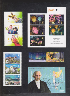 Vuoden 2018 postituoreet ** merkit, nimellisarvo on 176,85 €
