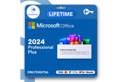 Office 2024 Pro Plus – Elinikäinen lisenssi yhdelle PC:lle