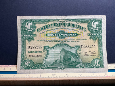 Gibraltar George V, 1st..June 1942