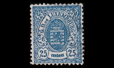 Luxemburg 33a o Vaakuna 25 C (13) (1875)