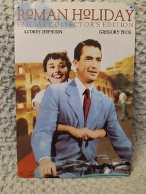 PELTIKYLTTI ROMAN HOLIDAY AUDREY HEPBURN GREGORY PECK20X30CM