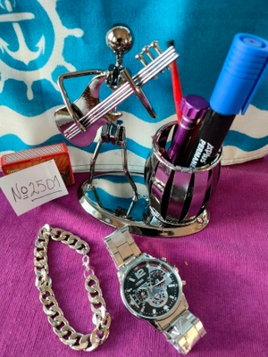 KYNÄTELINE +KELLO+RANNEKETJU No:2501