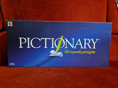 Pictionary Peli Nopeille Piirtäjille. 2002