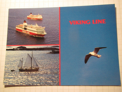 Viking Line . Laivapostikortti